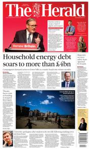 The Herald front page for 1 October 2025