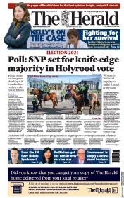 The Herald (UK) Newspaper Front Page for 22 March 2021