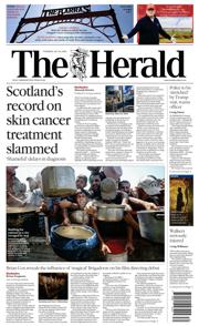 The Herald front page for 24 July 2025