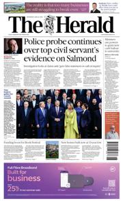 The Herald front page for 25 June 2025