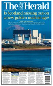 The Herald front page for 26 June 2025