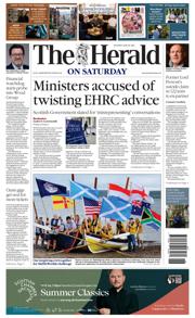 The Herald front page for 28 June 2025