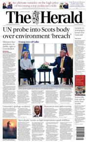 The Herald front page for 28 July 2025