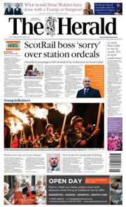 The Herald front page for 29 January 2025