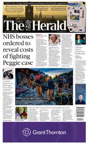 The Herald front page for 2 October 2025