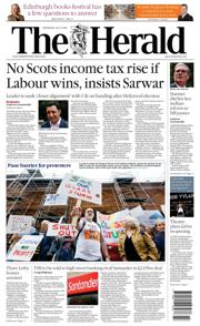 The Herald front page for 2 July 2025