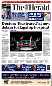 The Herald (UK) Newspaper Front Page for 31 March 2021