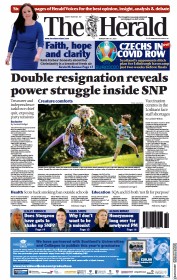 The Herald (UK) Newspaper Front Page for 31 May 2021