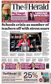 The Herald (UK) Newspaper Front Page for 4 May 2021