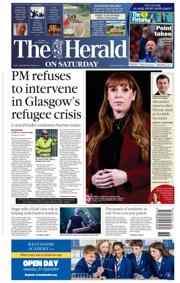 The Herald front page for 6 September 2025