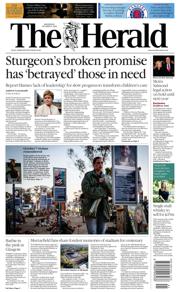 The Herald front page for 8 October 2025