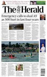 The Herald front page for 9 July 2025