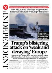 The Independent front page for 10 December 2025