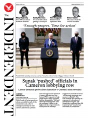 The Independent (UK) Newspaper Front Page for 10 April 2021