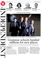 The Independent (UK) Newspaper Front Page for 11 May 2018