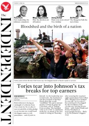 The Independent (UK) Newspaper Front Page for 11 June 2019