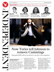 The Independent (UK) Newspaper Front Page for 13 November 2020