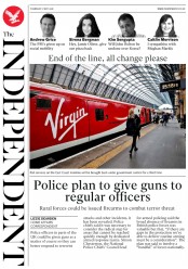 The Independent (UK) Newspaper Front Page for 17 May 2018