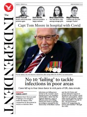 The Independent (UK) Newspaper Front Page for 1 February 2021