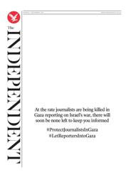 The Independent front page for 1 September 2025