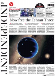 The Independent (UK) Newspaper Front Page for 21 January 2016