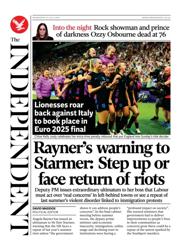 The Independent front page for 23 July 2025