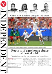 The Independent (UK) Newspaper Front Page for 24 June 2019