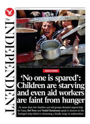 The Independent front page for 24 July 2025