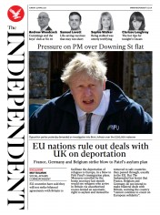 The Independent (UK) Newspaper Front Page for 25 April 2021