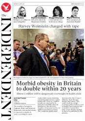 The Independent (UK) Newspaper Front Page for 26 May 2018