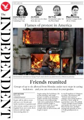 The Independent (UK) Newspaper Front Page for 29 May 2020