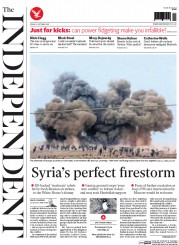 The Independent (UK) Newspaper Front Page for 2 October 2015