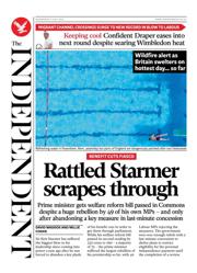 The Independent front page for 2 July 2025