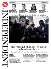 The Independent (UK) Newspaper Front Page for 31 March 2021