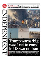 The Independent front page for 3 March 2026