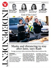 The Independent (UK) Newspaper Front Page for 3 May 2021