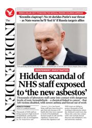 The Independent front page for 4 December 2025