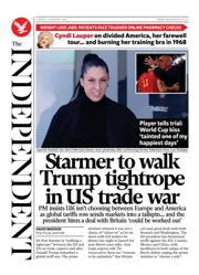 The Independent front page for 4 February 2025