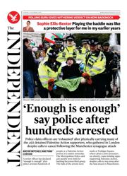 The Independent front page for 5 October 2025