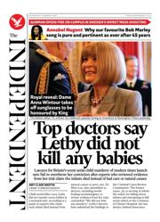 The Independent front page for 5 February 2025