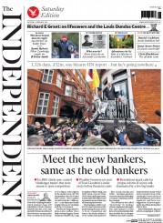 The Independent (UK) Newspaper Front Page for 6 February 2016