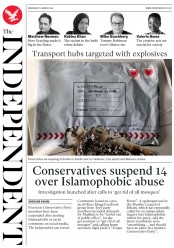 The Independent (UK) Newspaper Front Page for 6 March 2019