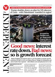 The Independent front page for 7 February 2025