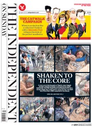 The Independent on Sunday (UK) Newspaper Front Page for 26 April 2015