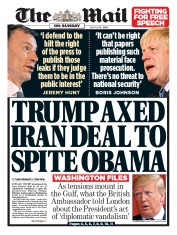 The Mail on Sunday (UK) Newspaper Front Page for 14 July 2019