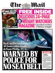 The Mail on Sunday (UK) Newspaper Front Page for 20 January 2019