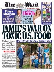 The Mail on Sunday (UK) Newspaper Front Page for 27 September 2020