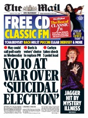 The Mail on Sunday (UK) Newspaper Front Page for 31 March 2019