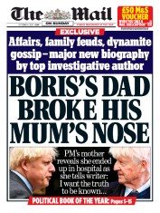 The Mail on Sunday (UK) Newspaper Front Page for 4 October 2020