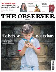 The Observer front page for 14 December 2025